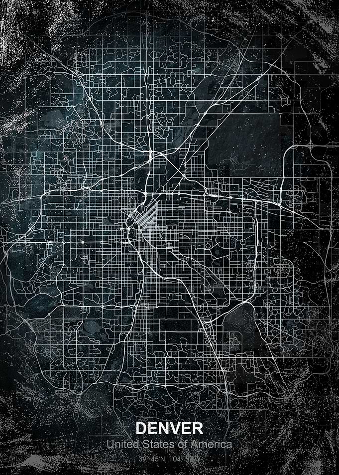 denver chalk city map
