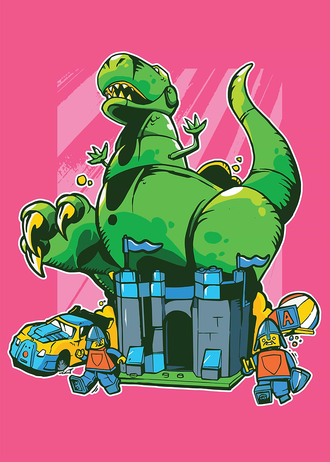 TRex Smash Pink