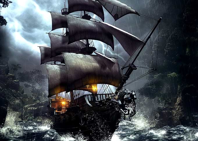 game ships pirates art