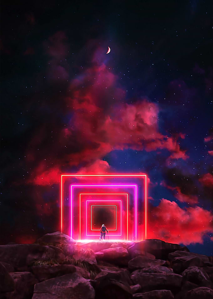 Dimentional portal night