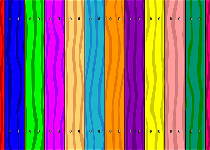Rainbow Fence