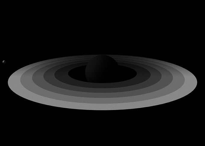 Black Hole Luz y Oscuridad