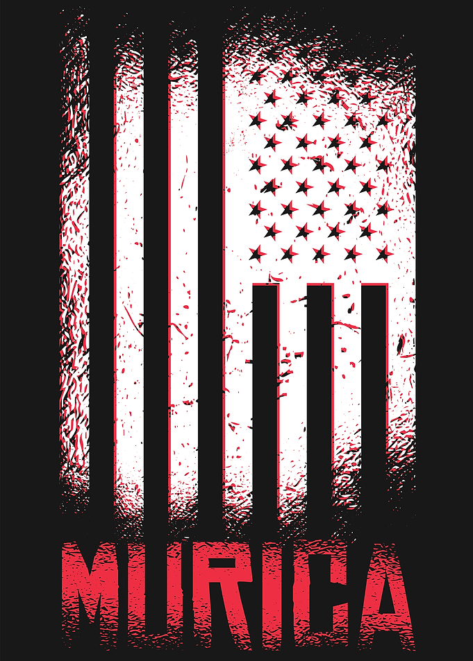 Murica Flag Portrait