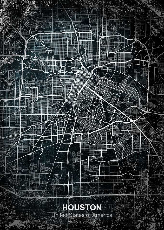 houston chalk city map