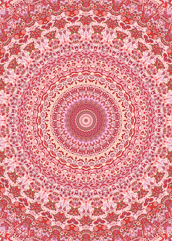 Vibrant Hippie Mandala