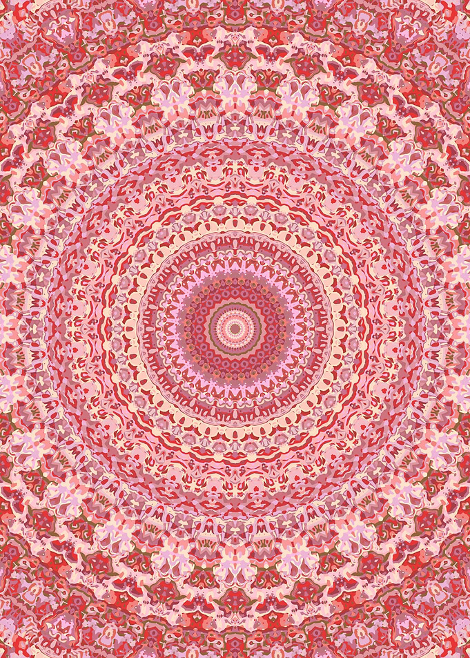 Vibrant Hippie Mandala