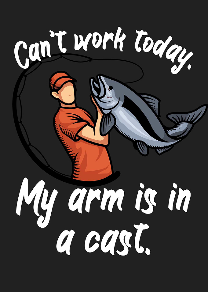 Fishing Arm in a cast