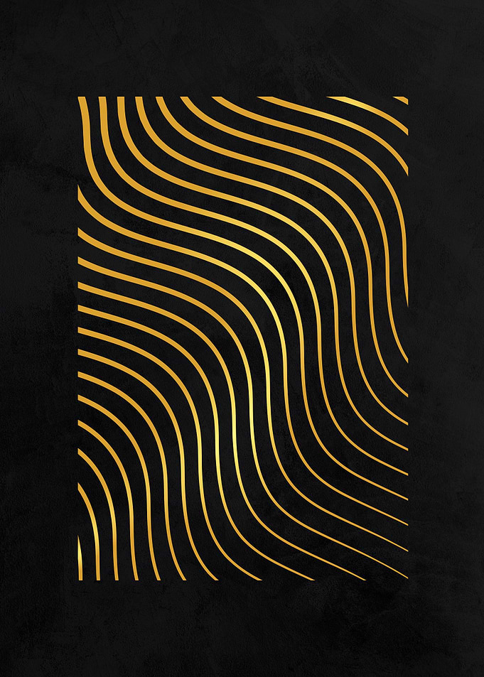 Minimalist Black and Gold