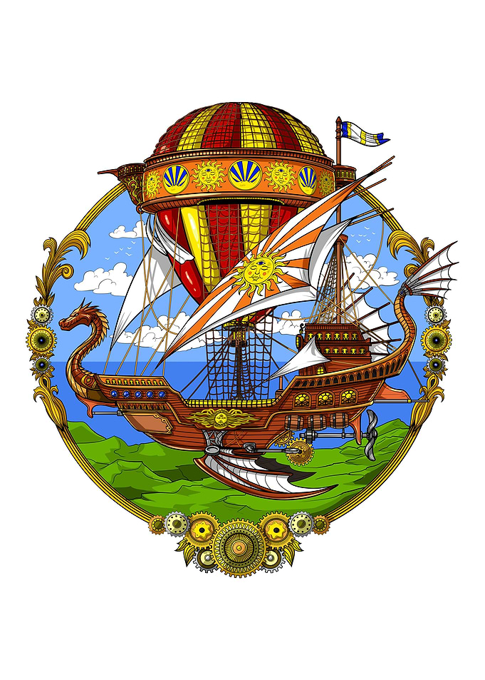 Steampunk Air Balloon
