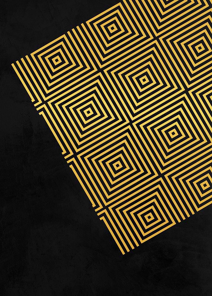 Minimalist Black and Gold