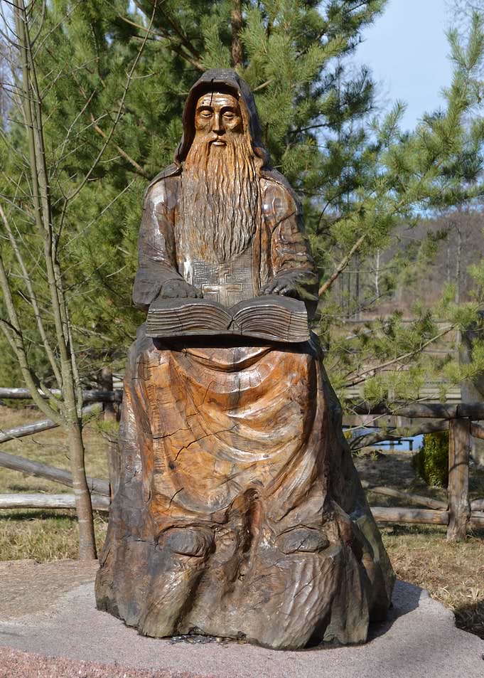 Monk Reading