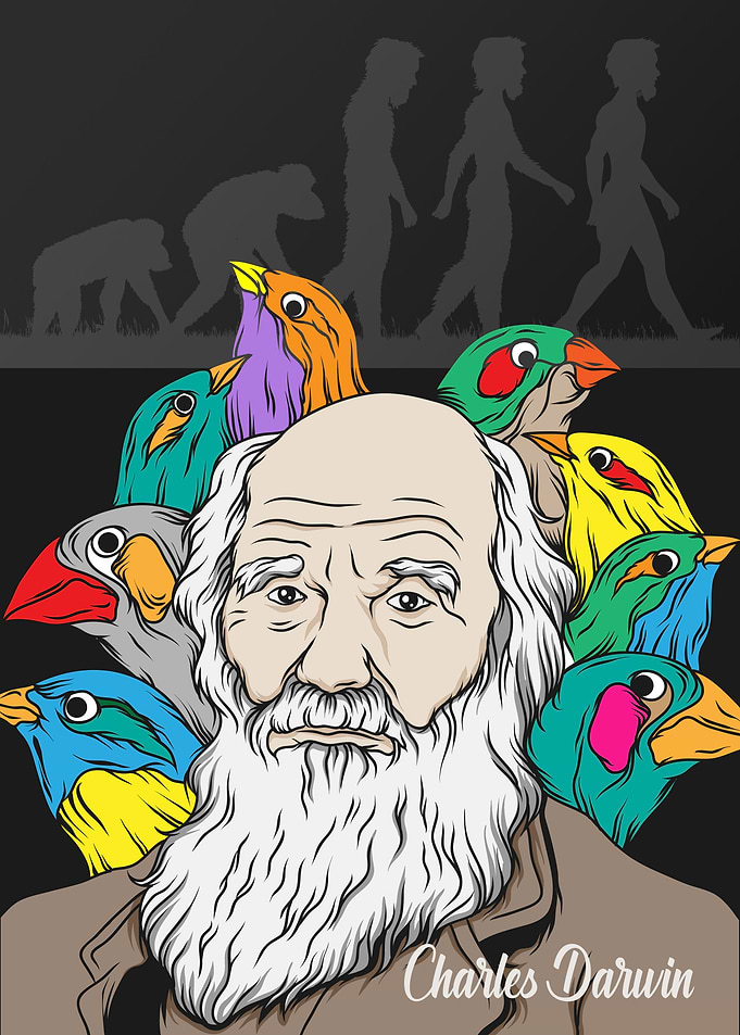 Charles Darwin Portrait