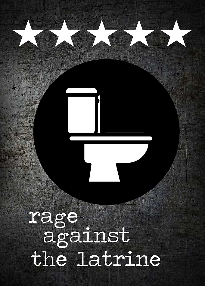 Funny Bathroom Rage Toilet