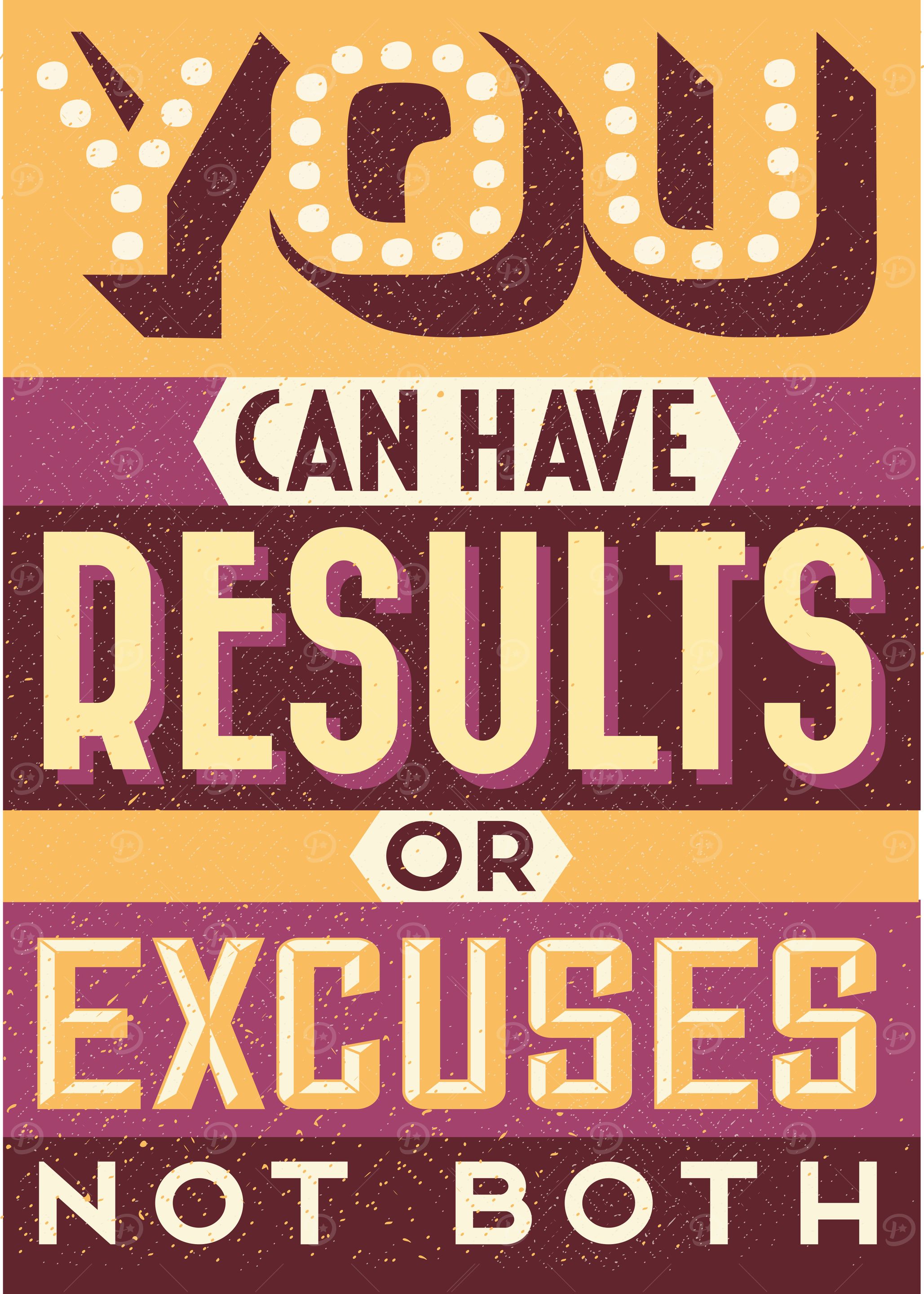 You can have results