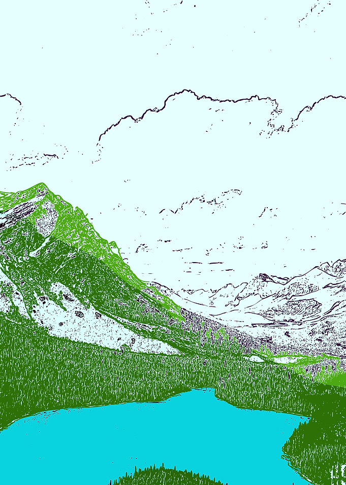Flat mountain