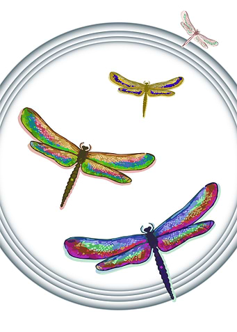 flight of the dragonflies