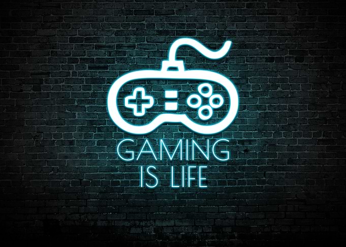 Gaming Is Life Neon