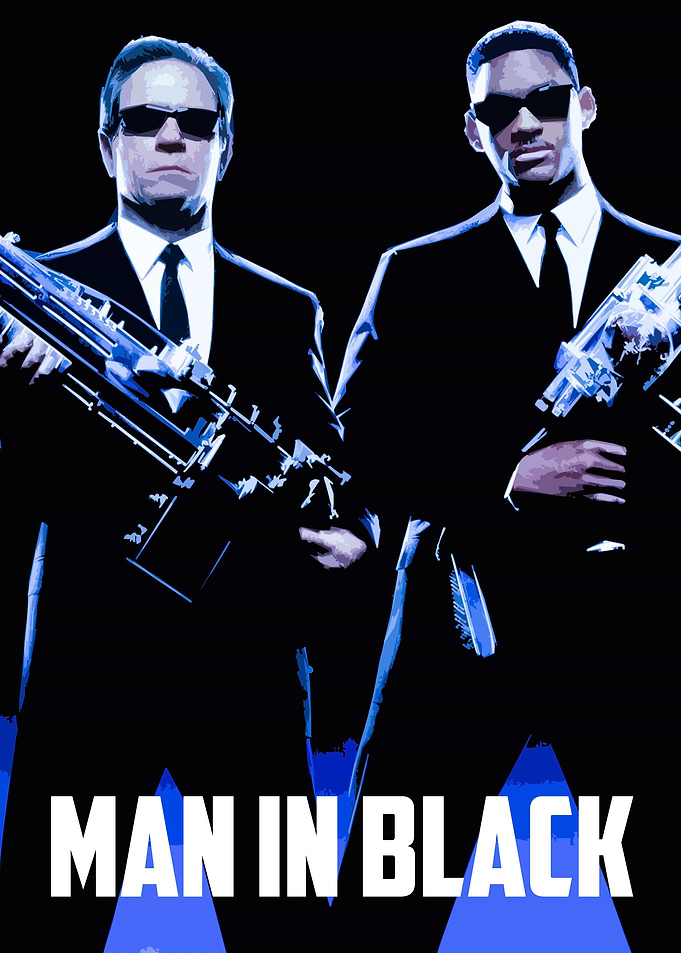 man in black poster 1