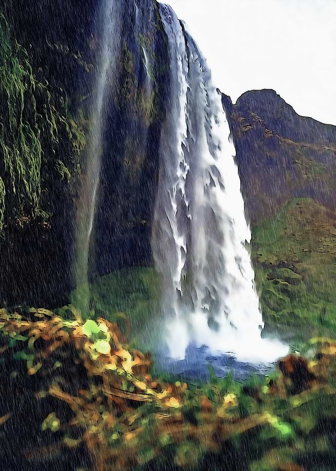 Mountain Waterfall