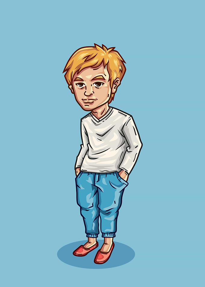 Lazy Boy Illustration