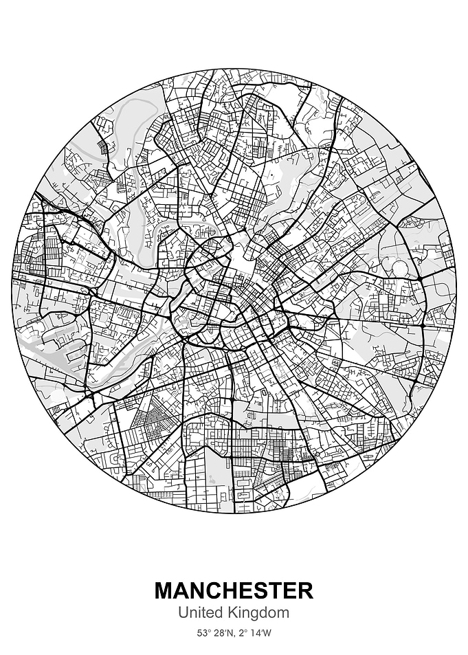 manchester circle map