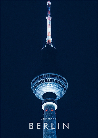 Berlin night view