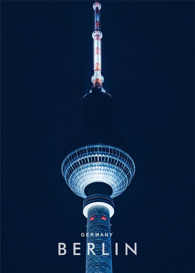 Berlin night view