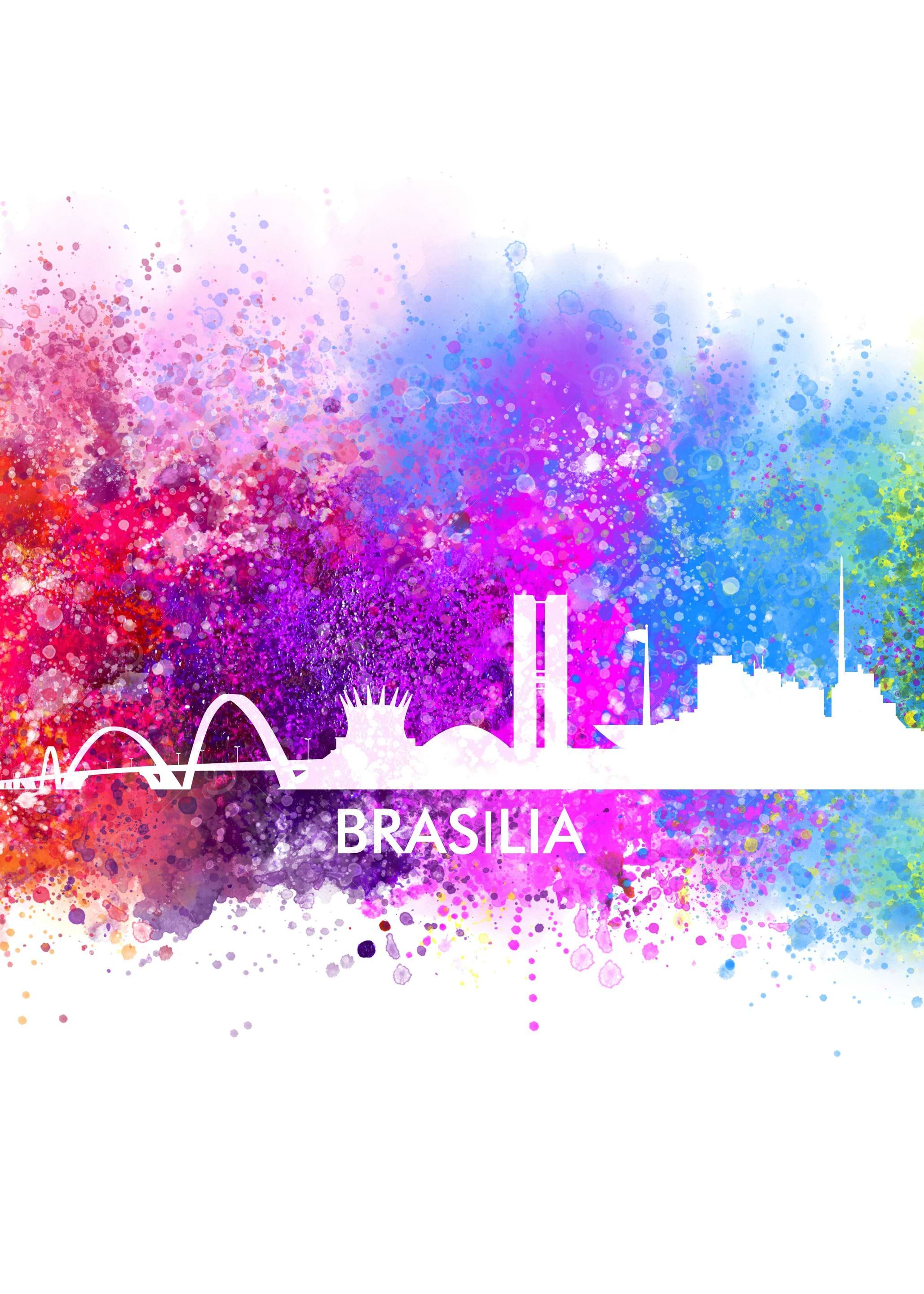 brasilia color cityscape