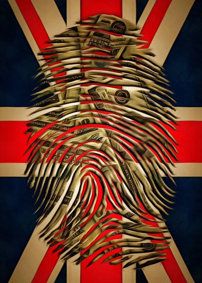 US dollar on Great Britain