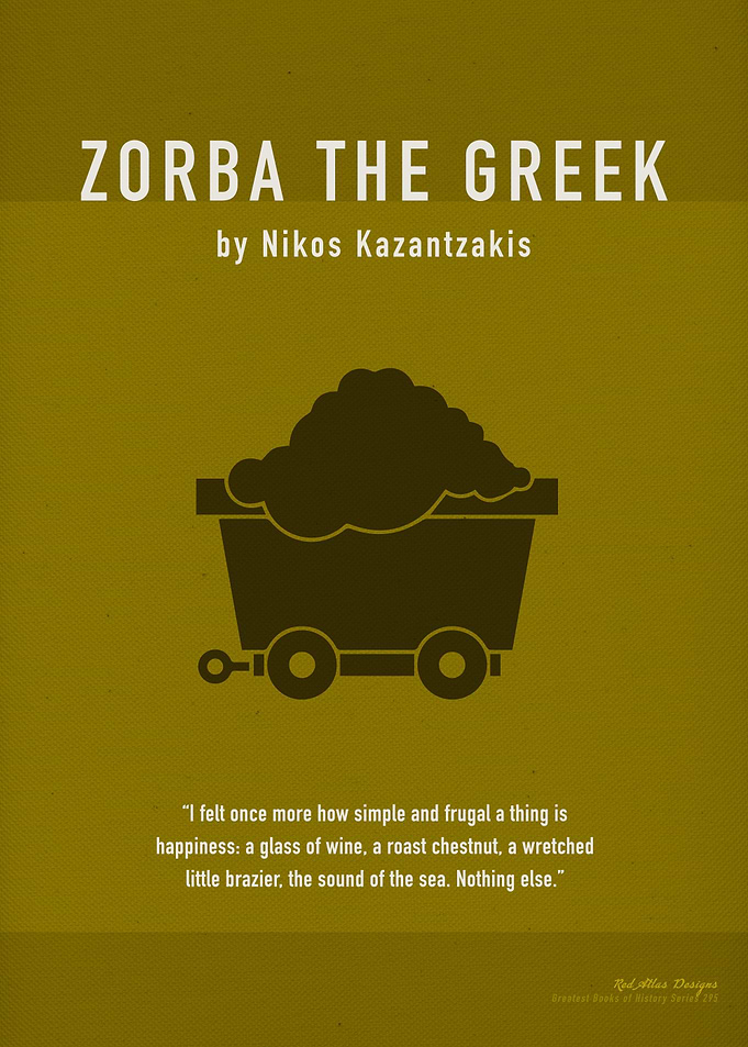Zorba the Greek Book Art