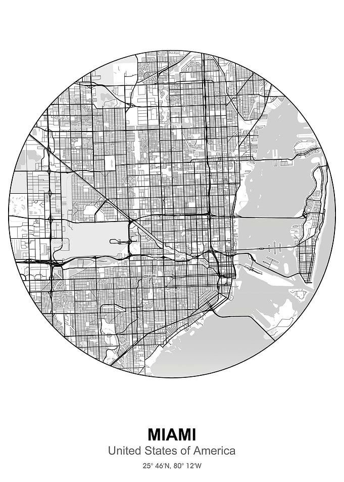 miami circle map
