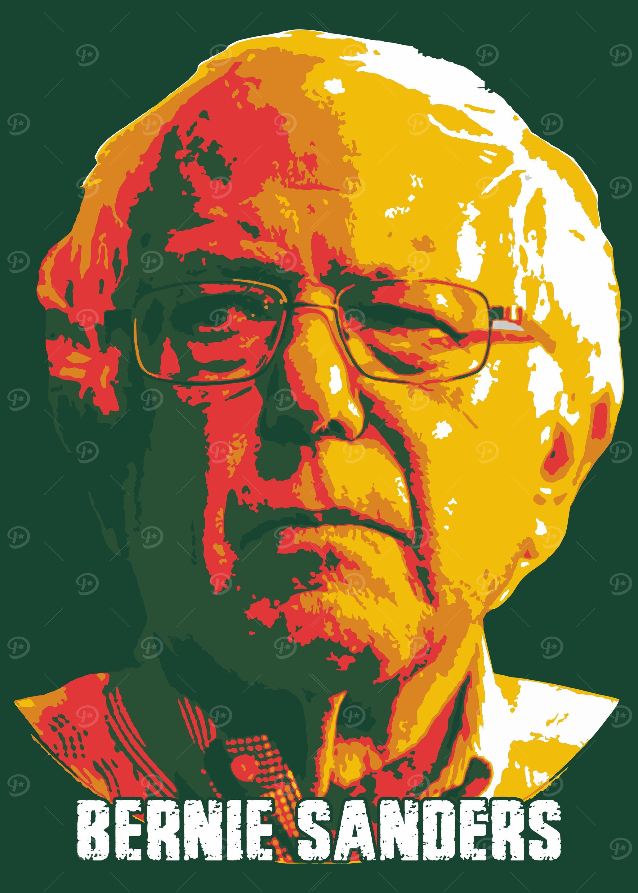 Bernie Sanders Pop Art