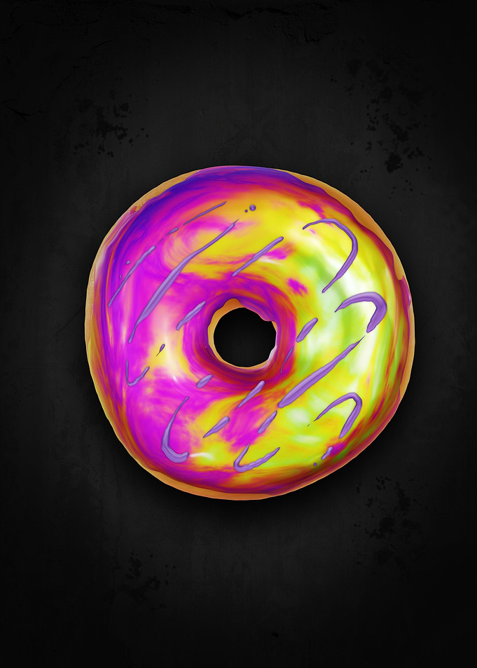 COLORFUL SWIRLS DRIBBLE