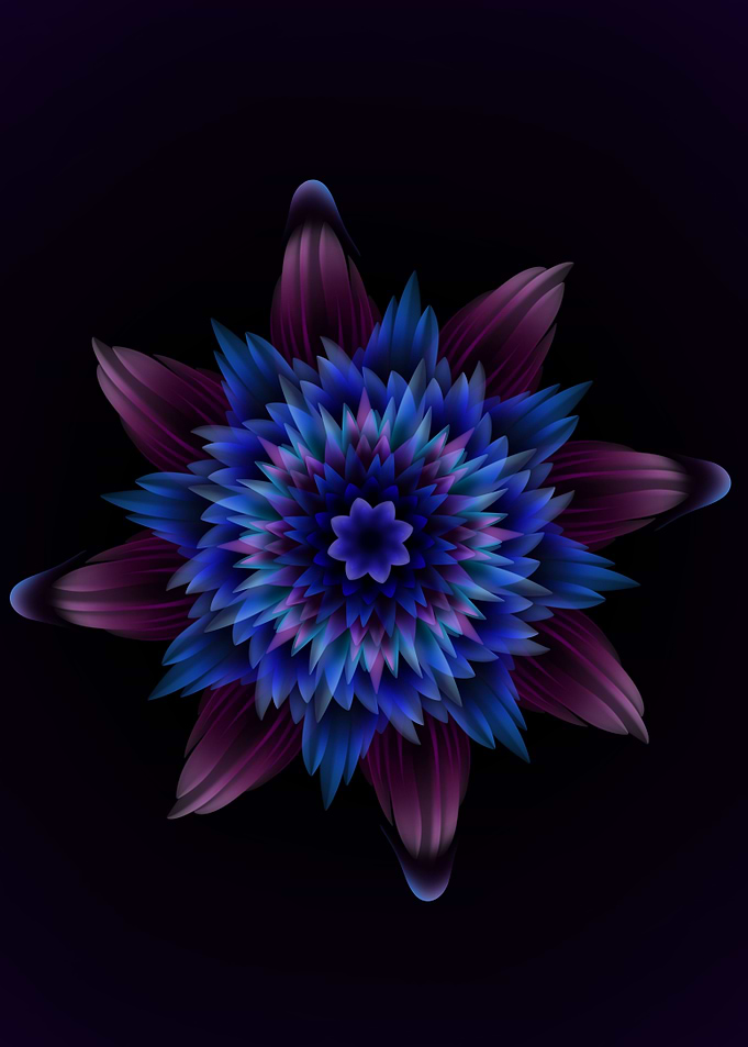 Geometric Flower Mandala