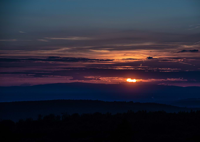 Sunset in Germany