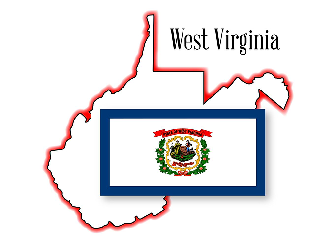 West Virginia State Map