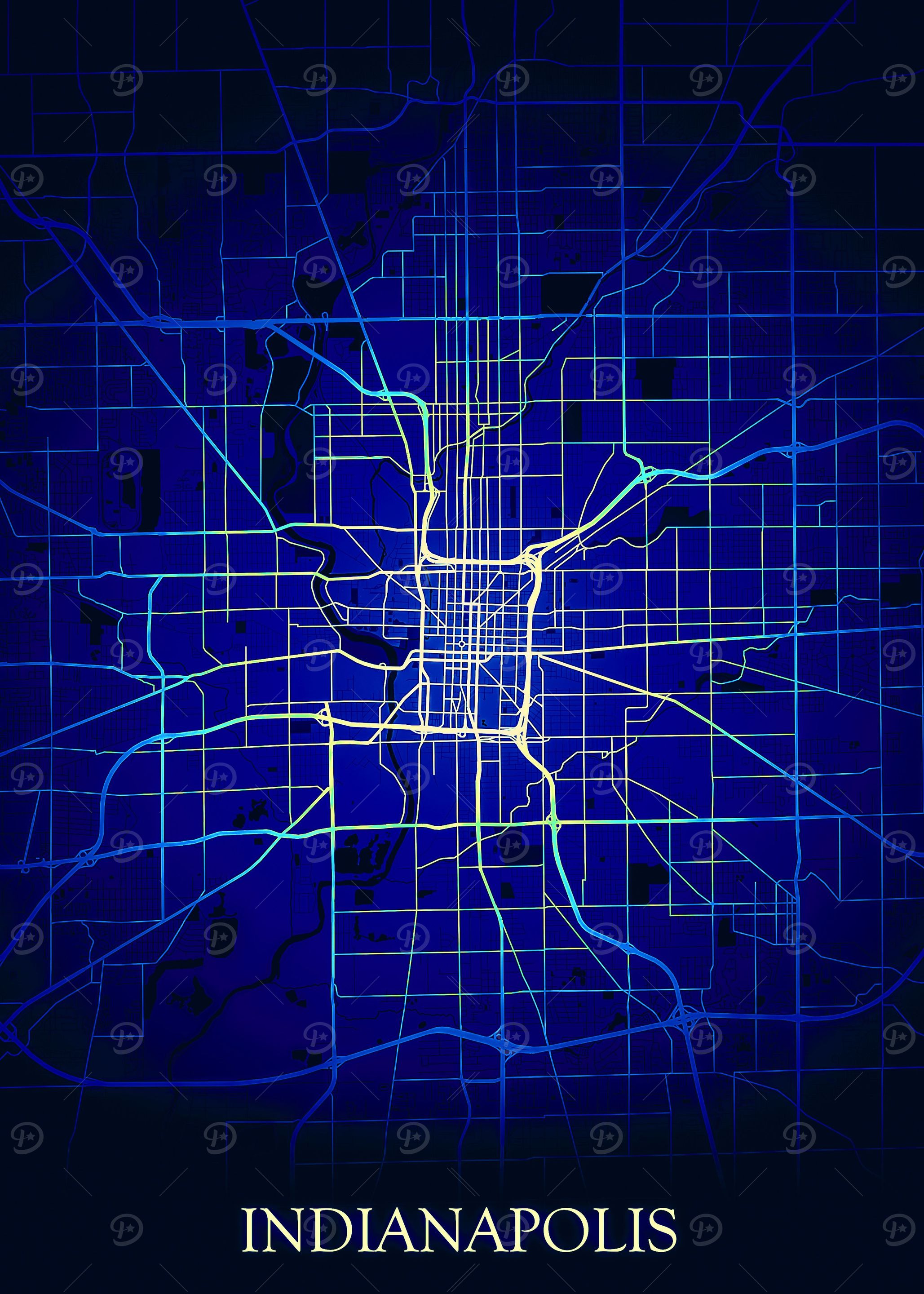 Indianapolis City Map