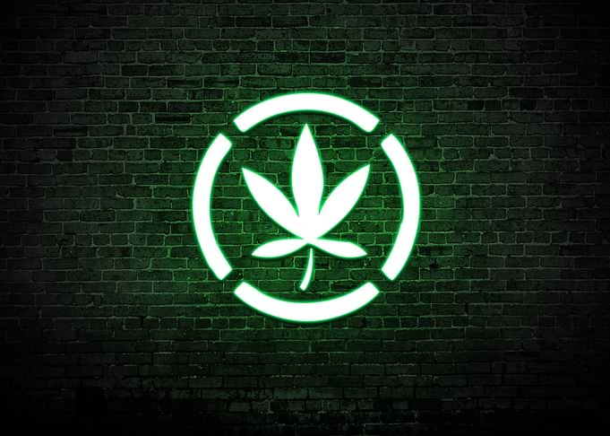 Cannabis Weed Neon