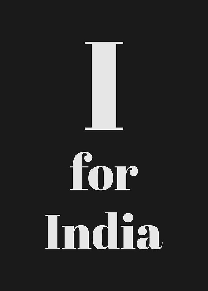 I for India