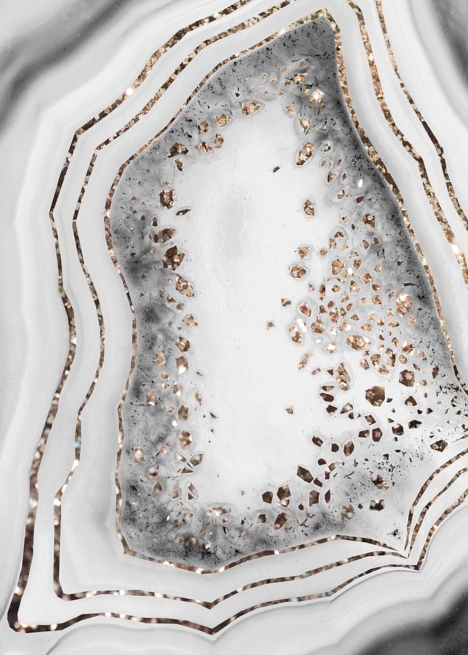 Agate Gold Glitter Glam 1