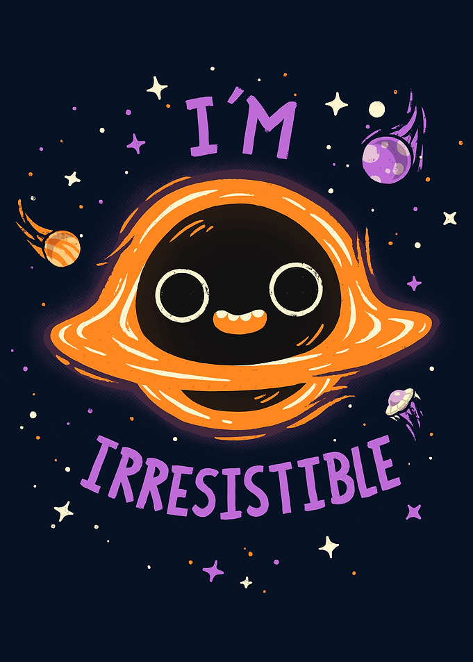 Black Hole Space Cute Fun