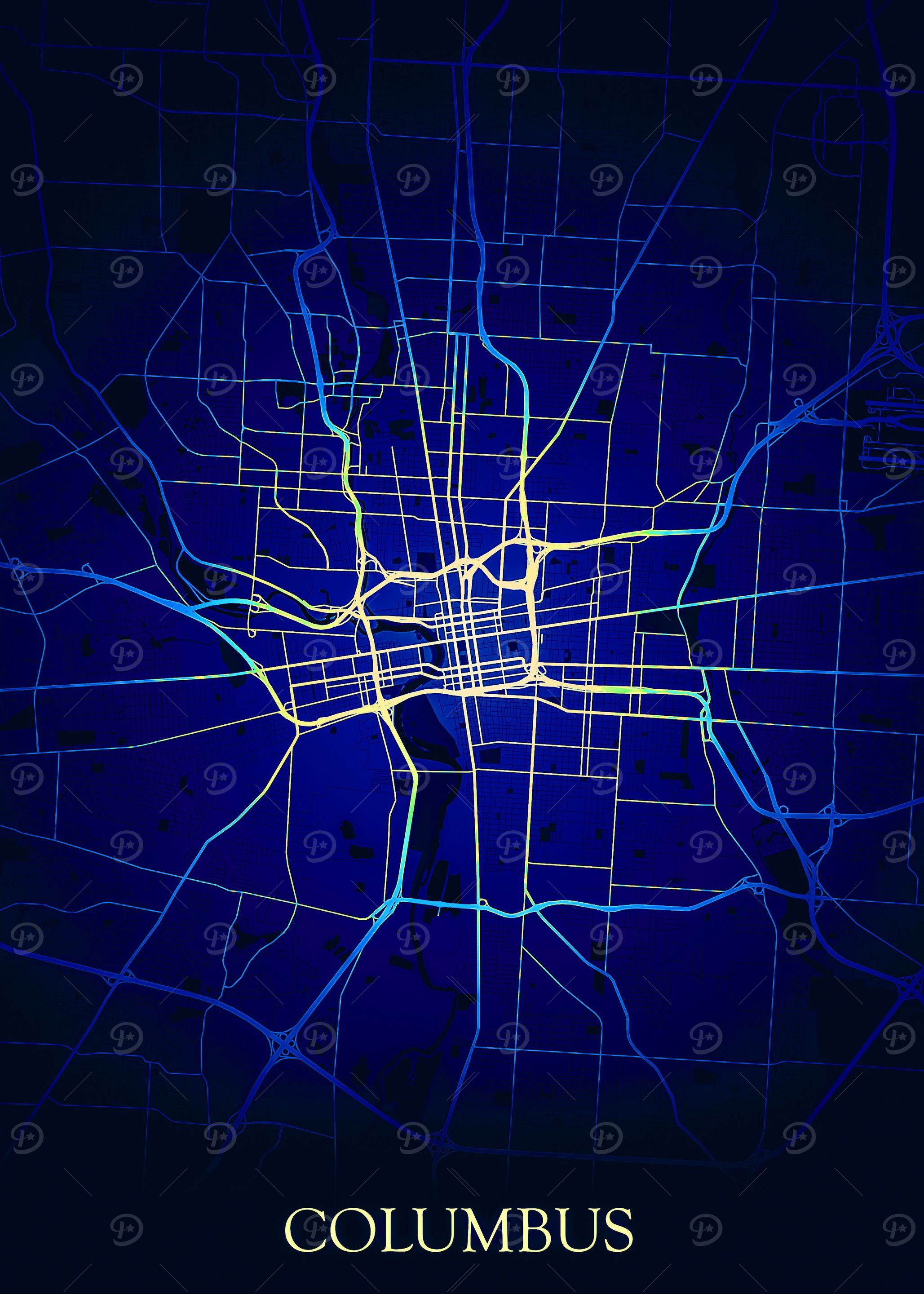Columbus Ohio Map