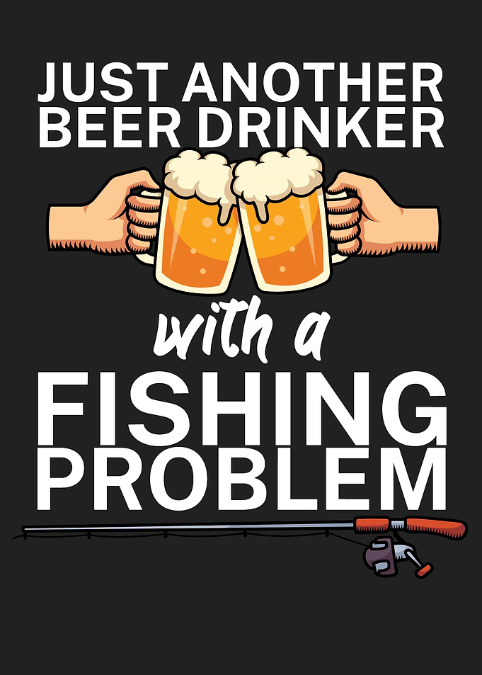 Fishing drink beer