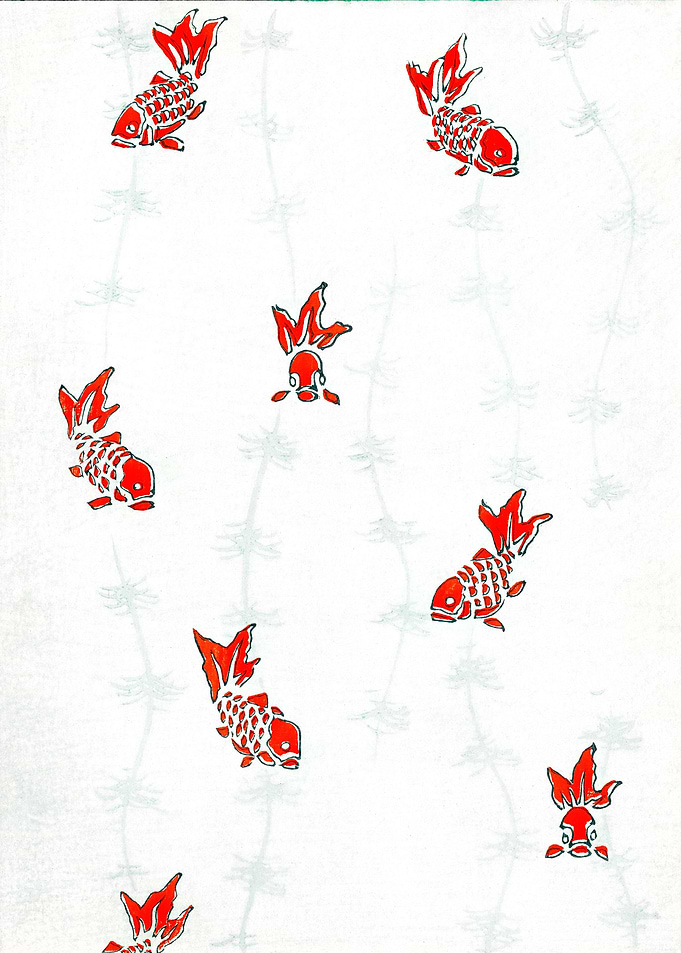 gold fish illustration