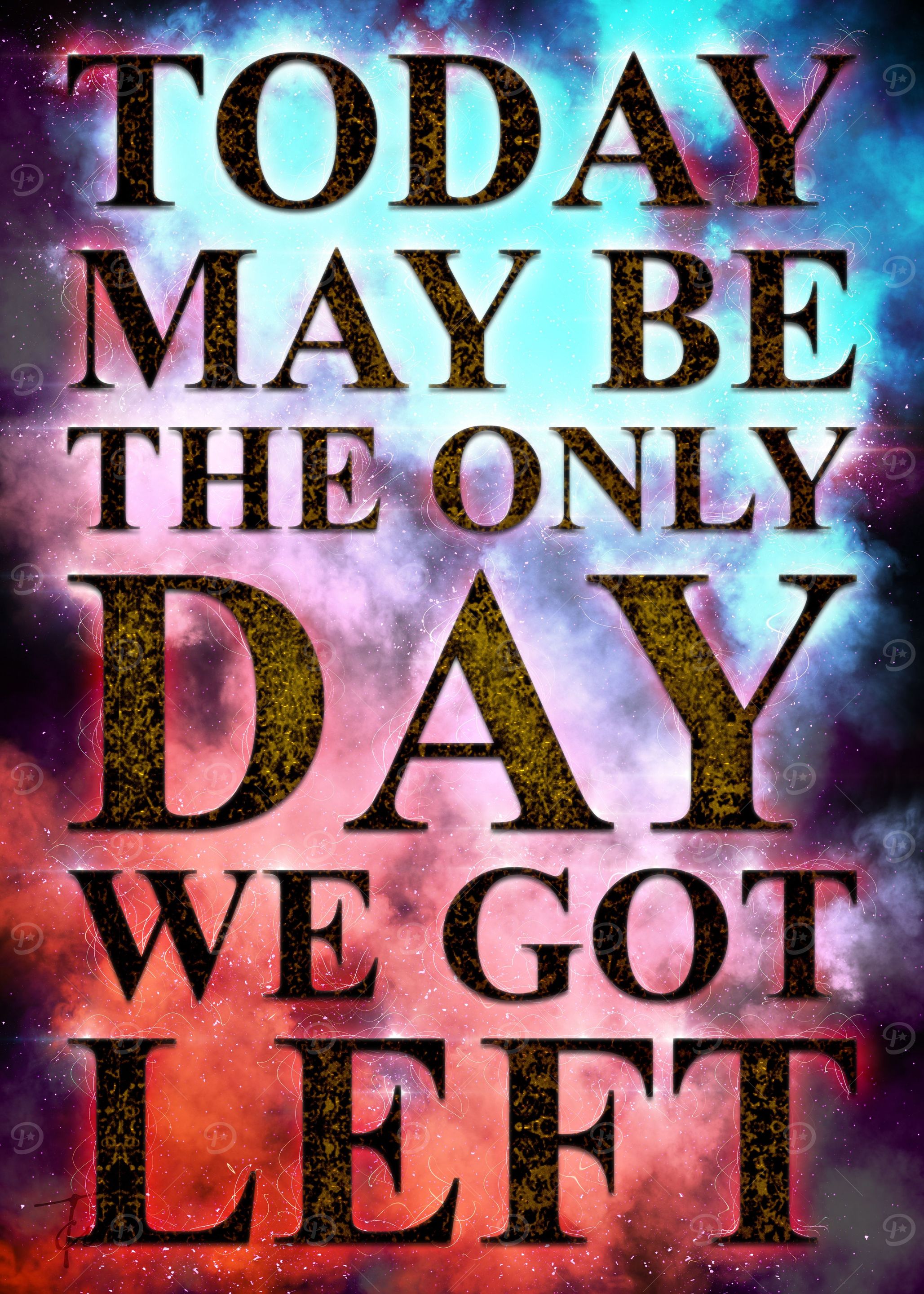 Today may be the only day