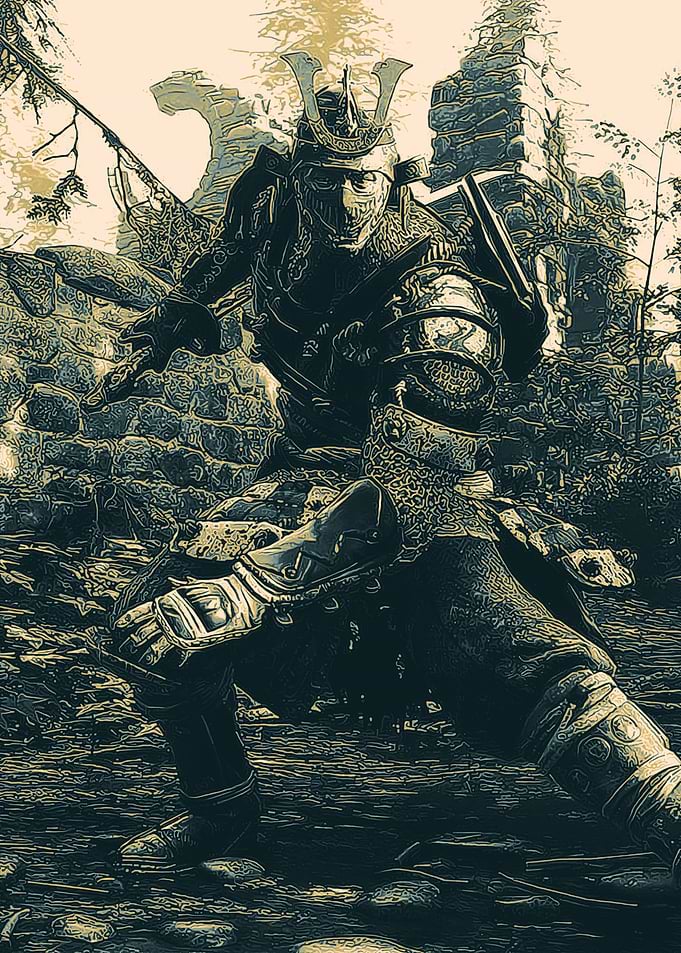 samurai war art