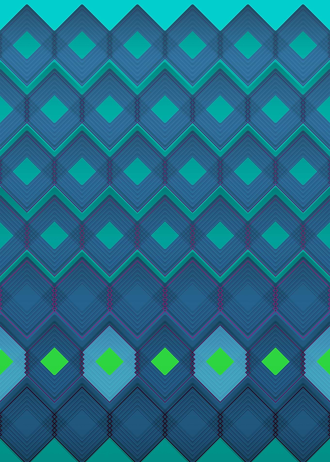 Geometrical abstract art