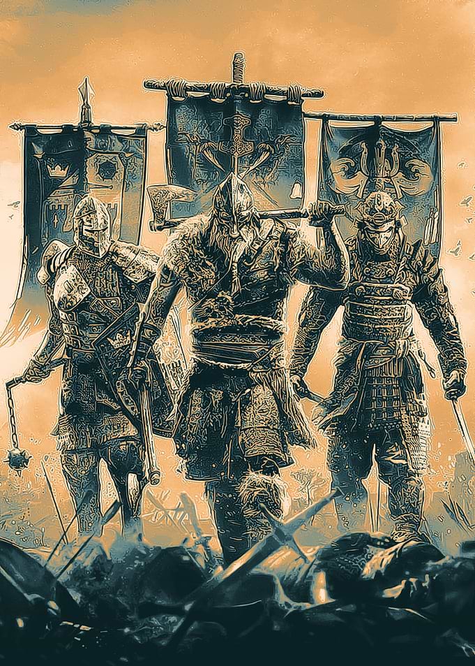 game for honor war art