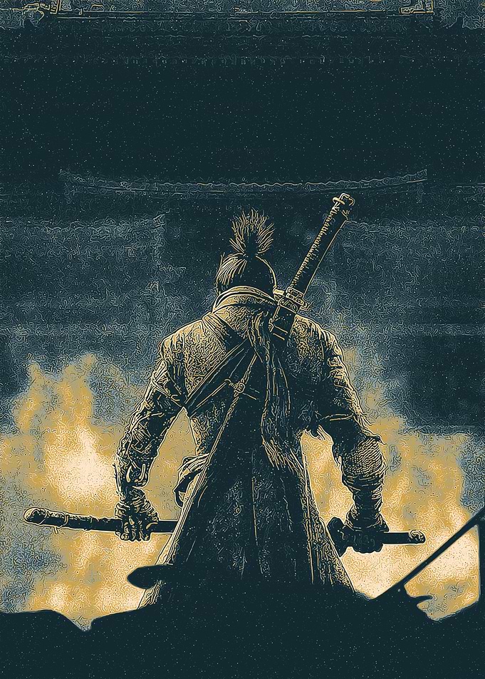 samurai war art