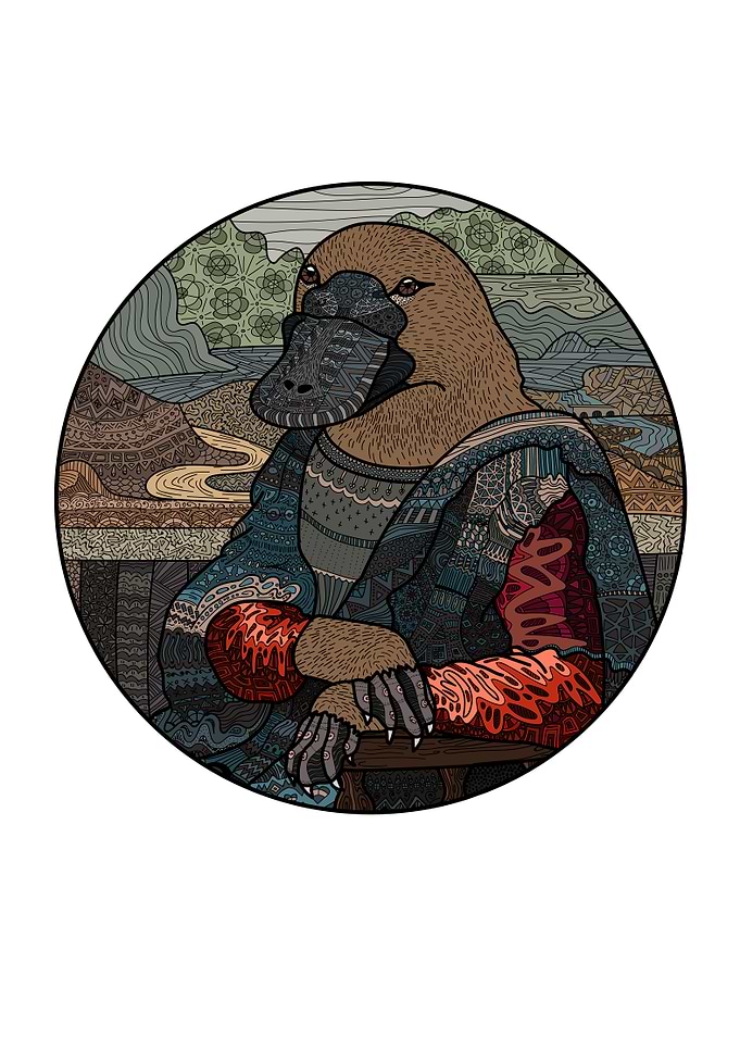 Platypus Mona Lisa